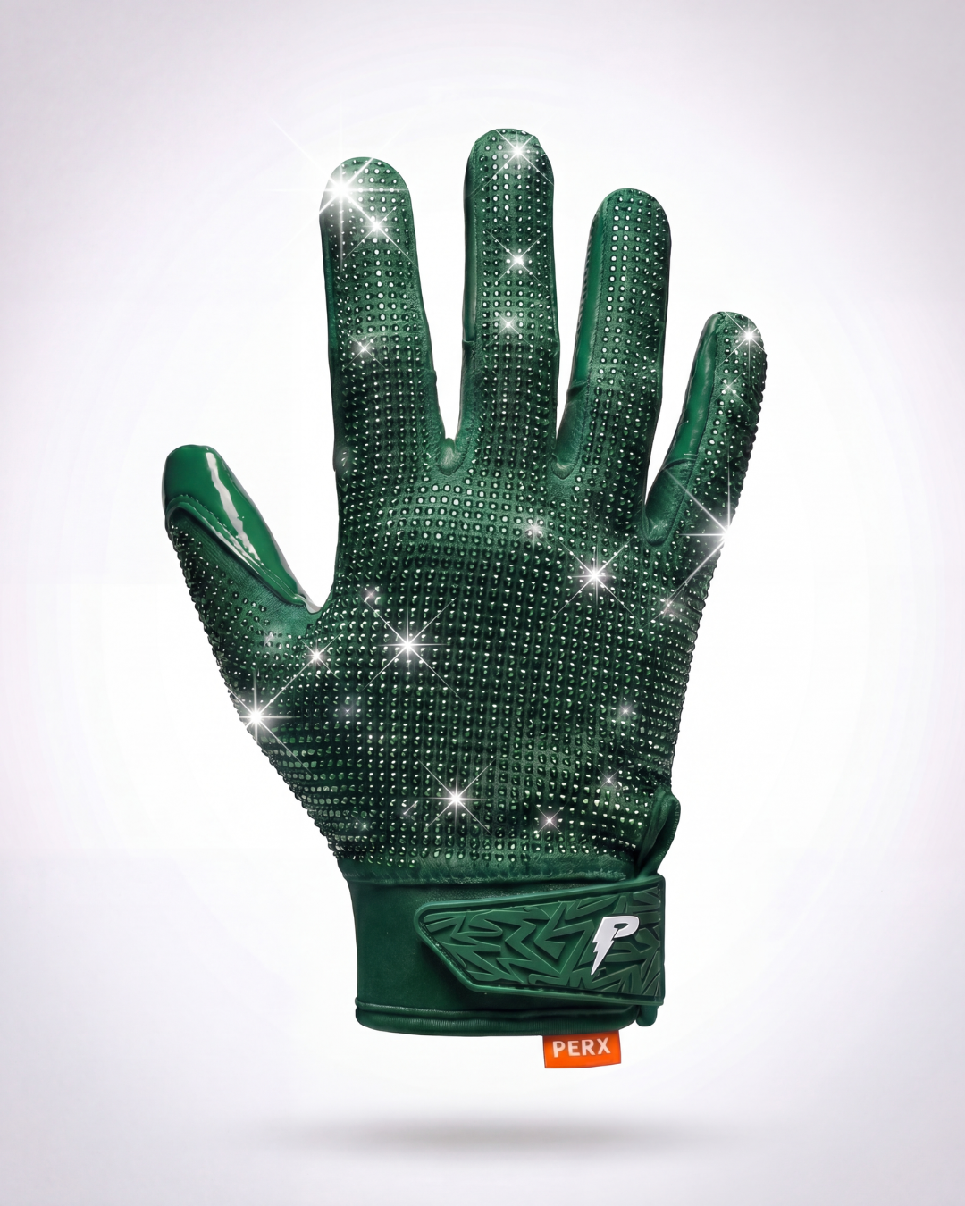 PERX Diamond D1 football gloves - green colorway