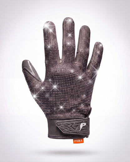 PERX Diamond D1 football gloves - grey colorway