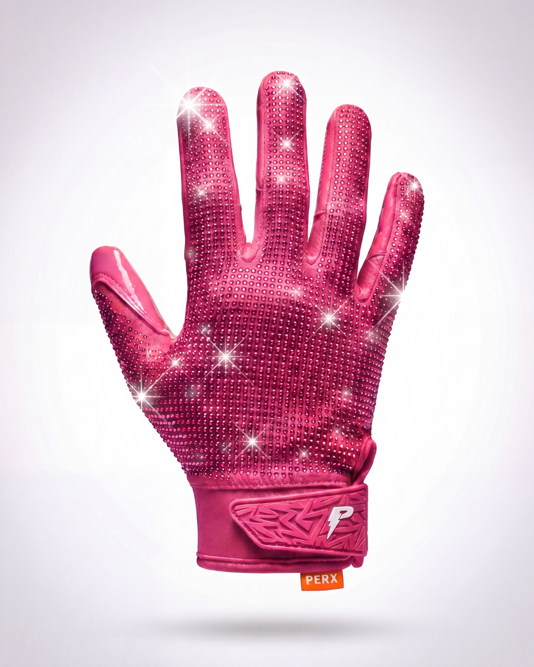 PERX Diamond D1 football gloves - pink colorway